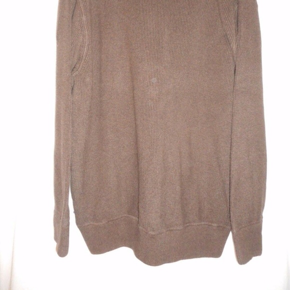 Eddie Bauer 1/4 zip style Brown sweater - Picture 6 of 6